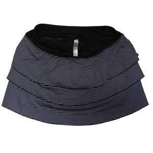 Kyodan Black & White Ruffle Tennis Skirt / Skort, Medium